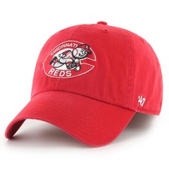 Men&rsquo;s &rsquo;47 Red Cincinnati Reds Cooperstown Collection Franchise Fitted Hat