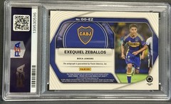2025 Prizm FIFA Club World Cup Boca Juniors RC Exequiel Zeballos Auto PSA 10