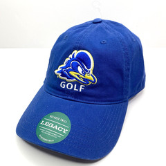 Legacy Delaware Blue Hens Golf Cap Hat Adjustable Strap Relaxed Twill NWT