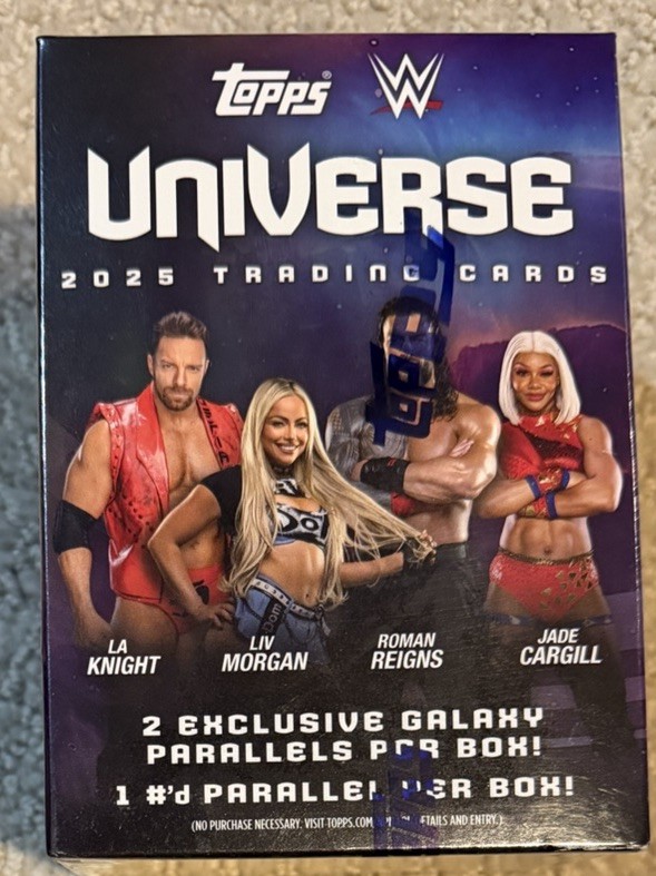2025 Topps WWE Universe Blaster Box – Factory Sealed
