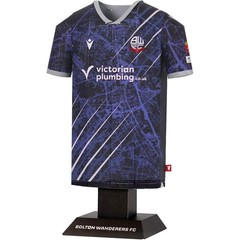 Bolton Wanderers Metal Football Shirt Personalised 2025/26 Away Kit Alloy Shirt