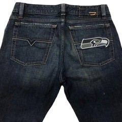 10 pcs WA Seattle Seahawks Nation Football Logo Size 4.3&Prime;x1.5&Prime; Sew Iron On Patch
