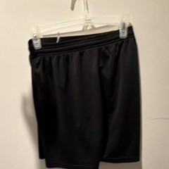 Corinthians Paulista Soccer Shorts Black w/ Embroidered Club Crest