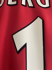 Vintage Nike 2002/2003 Arsenal FC Bergkamp Soccer Jersey Invincibles Y2K EPL