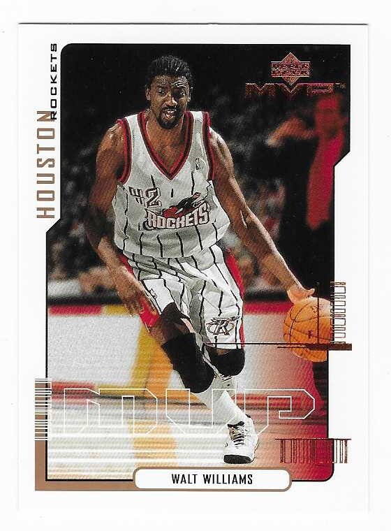 2000-01 Upper Deck MVP Walt Williams Houston Rockets Basketball Card #63