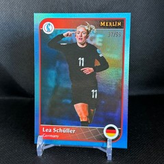 LEA SCHULLER 37/99 Blue Refractor – 2025 Topps Merlin Women&rsquo;s EURO – Germany
