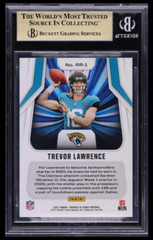 POP 1: Trevor Lawrence BGS 9.5: 2021 Rookies & Stars Rookie Rush Insert Gisto