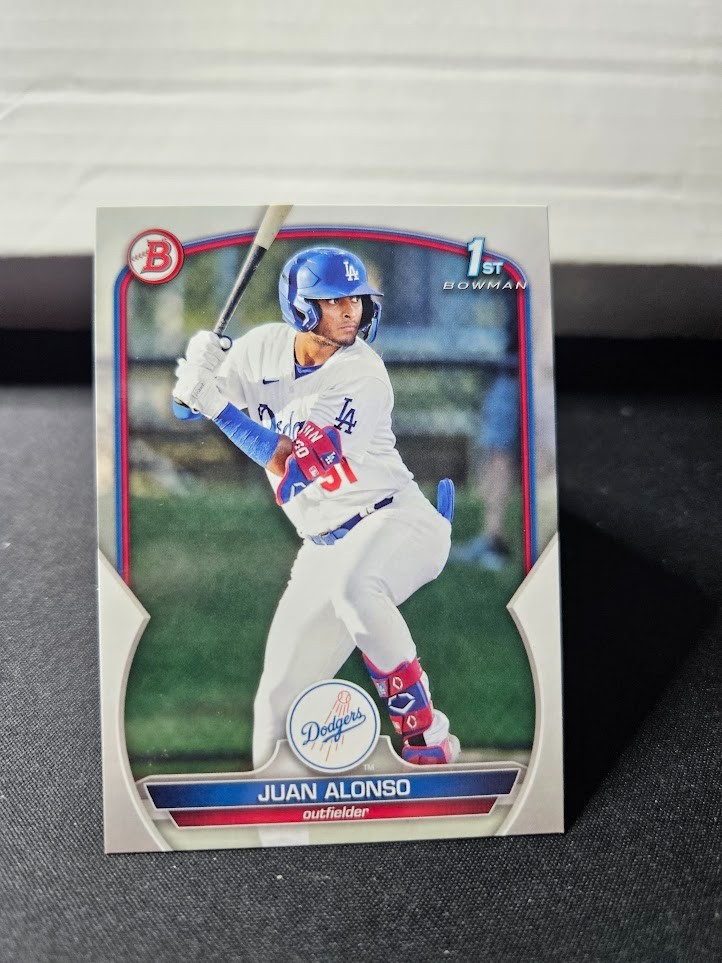 2023 Bowman – Juan Alonso #BP-137 1st Bowman RC