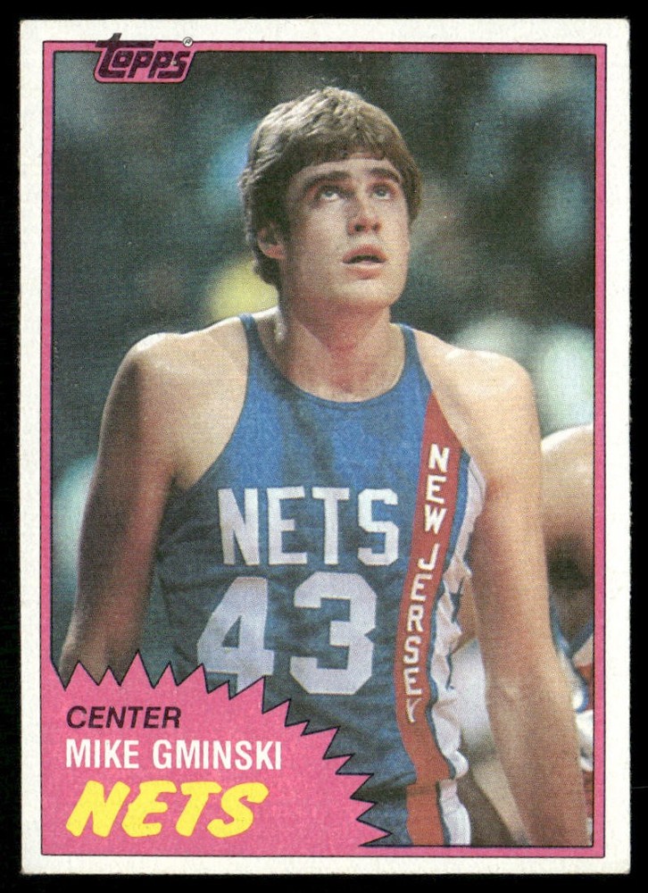 Mike Gminski 1981-82 Topps #78 RC New Jersey Nets EX