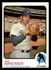 1973 Topps Baseball #126 Jim Brewer EX/MT *d2