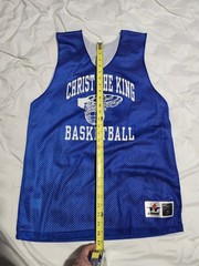 Christ the King Basketball Jersey Adult M Church Catholic Reversible Mesh Jesus