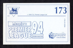 Merlin Premier League 94 Ian Rush #172 #173 Complete Double Sticker Liverpool