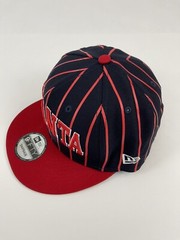Atlanta Braves New Era 9Fifty Snapback Hat – NEW – Navy And Red