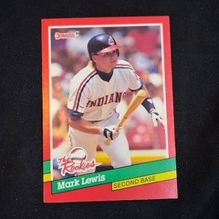 1991 Leaf Donruss 91 The Rookies Mark Lewis Indians