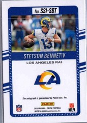 2025 Panini Prizm #SSI-SBT Stetson Bennett IV Significant Signatures