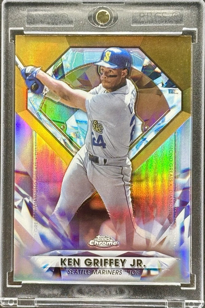 Ken Griffey Jr. RARE DIAMOND REFRACTOR TOPPS INVESTMENT CARD MARINERS MINT