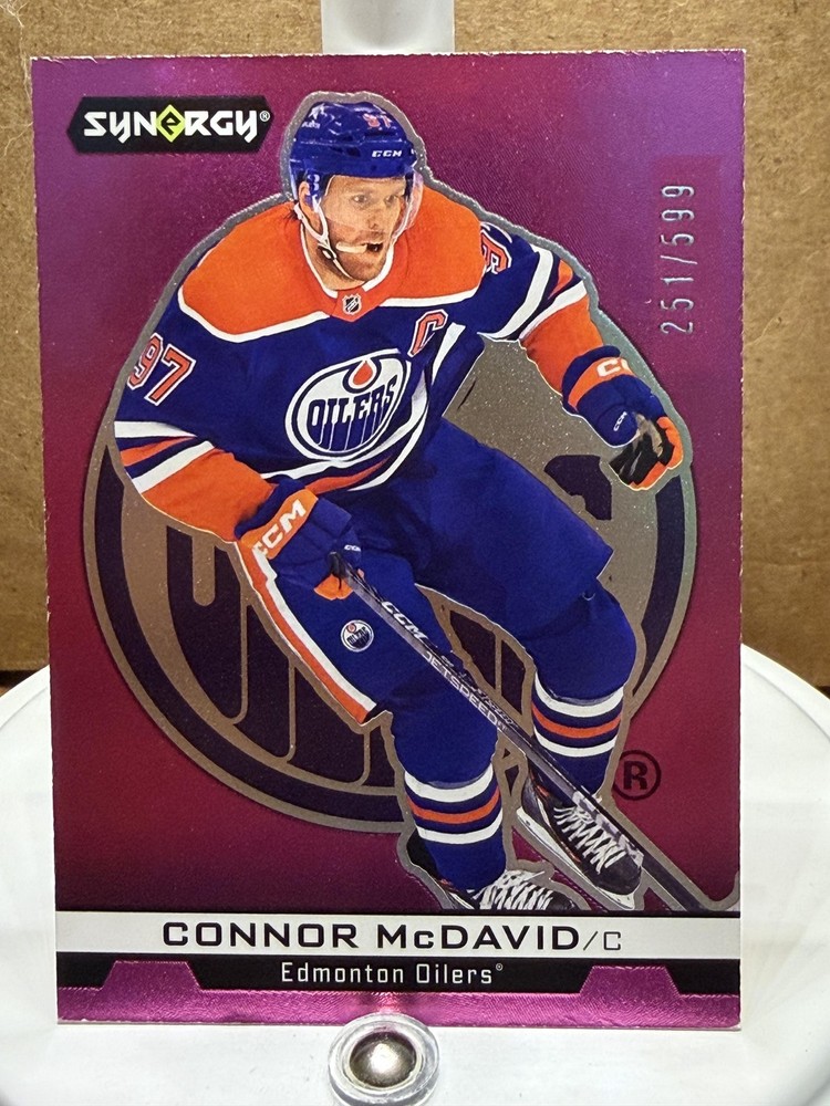 2024-25 Upper Deck Synergy #IM-6 Connor McDavid NHL Impressions Magenta #/599