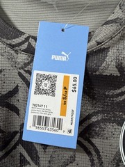 PUMA Manchester City Soccer Jersey Officially Licensed Black Dark Gray Size S