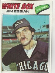 1977 Topps # 529 Jim Essian – autographed card