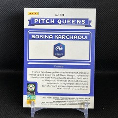 * SAKINA KARCHAOUI Pitch Queens #10 France RC • 2023 Donruss Womens World Cup
