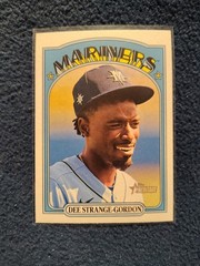 2021 Topps Heritage #486 Dee Gordon Short Print Seattle Mariners