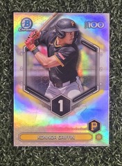 Topps 2025 Bowman Scouts Top 100 Chrome Konnor Griffin Pirates BTP-1 Rookie