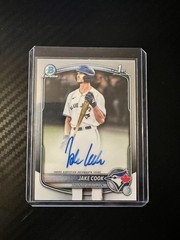2025 Bowman Draft #CPA-JC Jake Cook Chrome Prospect Autographs