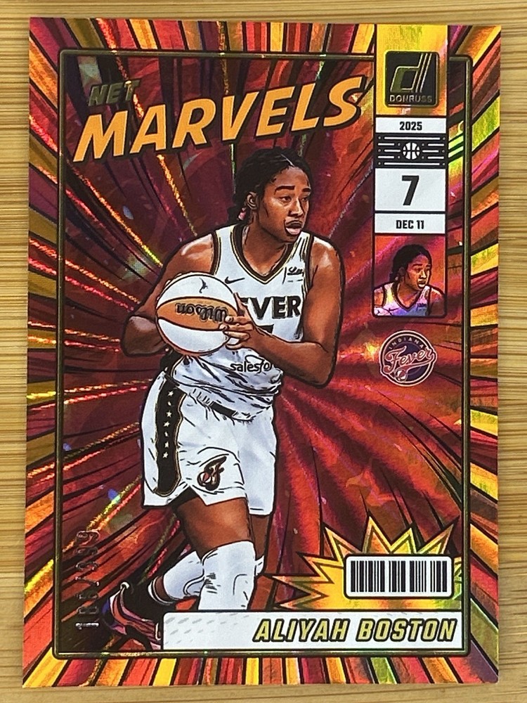 Panini Donruss WNBA 2025 Net Marvels Aliyah Boston #10 Indiana Fever /399