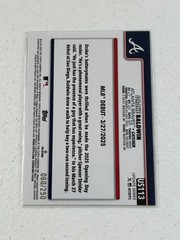 2025 TOPPS- DRAKE BALDWIN RC PURPLE /250- #US113
