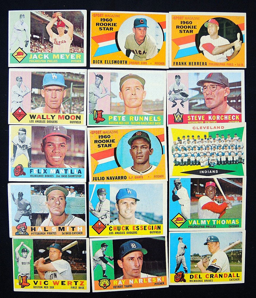 1960 Topps Baseball Commons – Complete Your Set With Singles