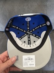 NEW Philadelphia 76ers Sixers Ultra Game NBA Snapback Hat Grey/Blue/White