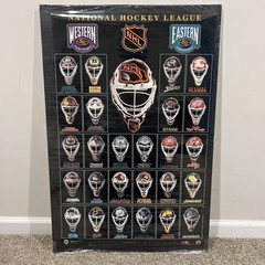 National Hockey League 1996 Poster 22&Prime; x 34&Prime; Phantom Series Vintage NHL Licensed