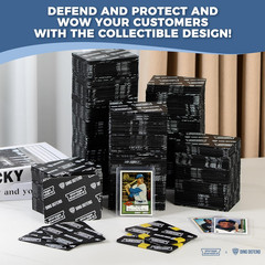 Ding Defend 510-Pack Card Protectors – Lightweight, Reusable, Rounded Corners