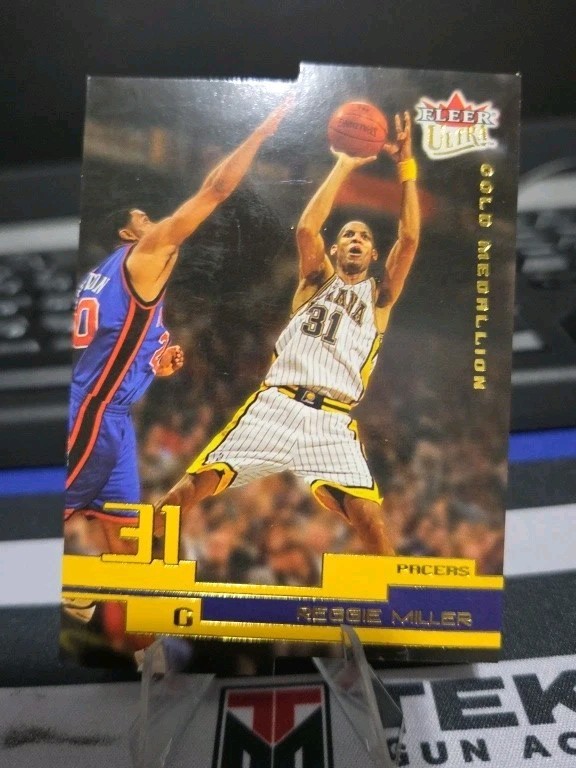 2002-03 Fleer Ultra Gold Medallion Reggie Miller #21 HOF