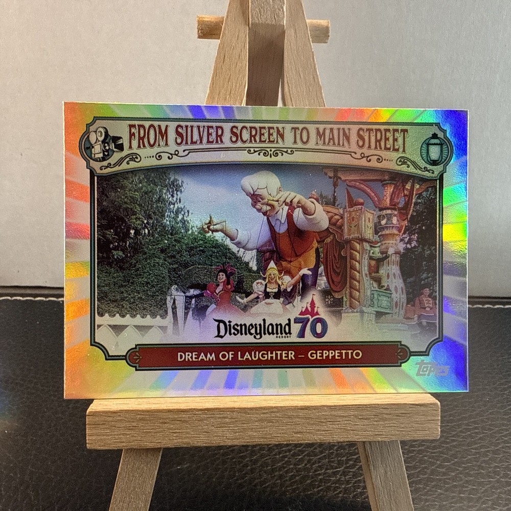 2025 Topps Disneyland 70th GEPPETTO Silver Screen to Main Street MS-13