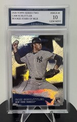 2026 Topps Cam Schlittler N.Y Yankees Rookie Stars Of MLB Card Gem Mint 10