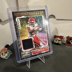 2021 Panini Playbook – Zoning Commission Clyde Edwards-Helaire #ZC-CEH Material
