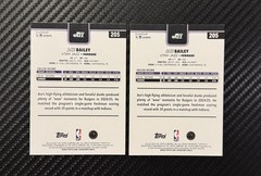 Ace Bailey Rookie Card Lot (2) Season Tip-Off & Base Card 2025-26 NBA Topps RC