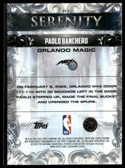 Paolo Banchero 2025-26 Topps Chrome Serenity #SY-5 Orlando Magic