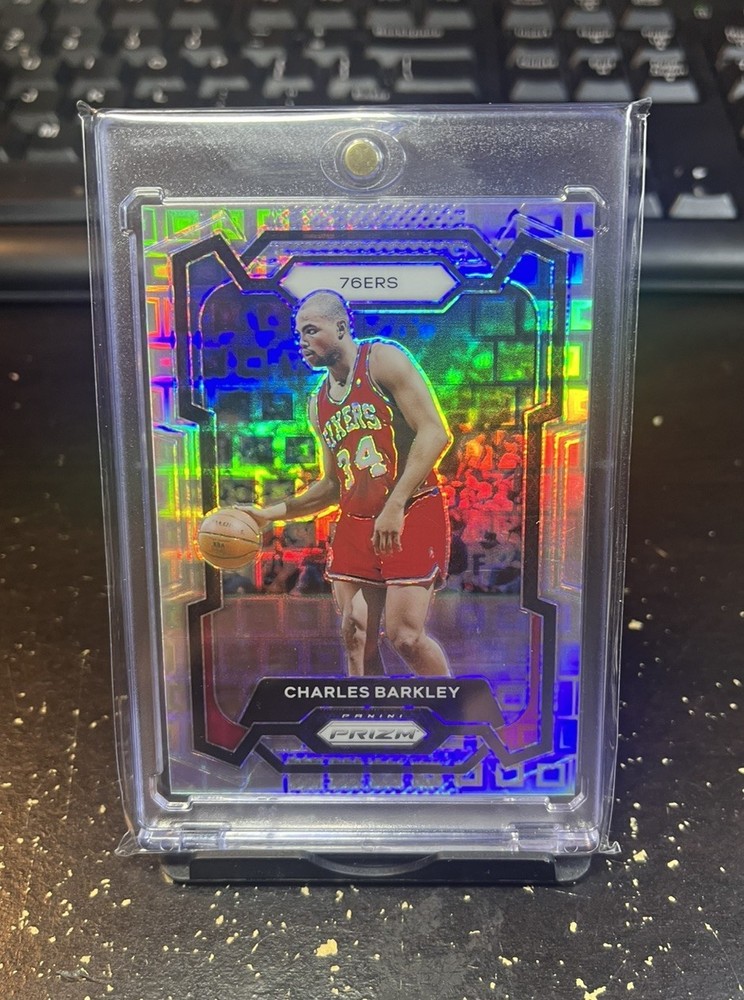 2023-24 Prizm – Charles Barkley #180 – Premium Set Prizm Numbered /150 Chuck!