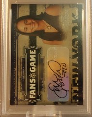 2005 PLAYOFF PRESTIGE FANS OF THE GAME AUTOGRAPH #FG-4 SUE BIRD – PSA EX-MT 6