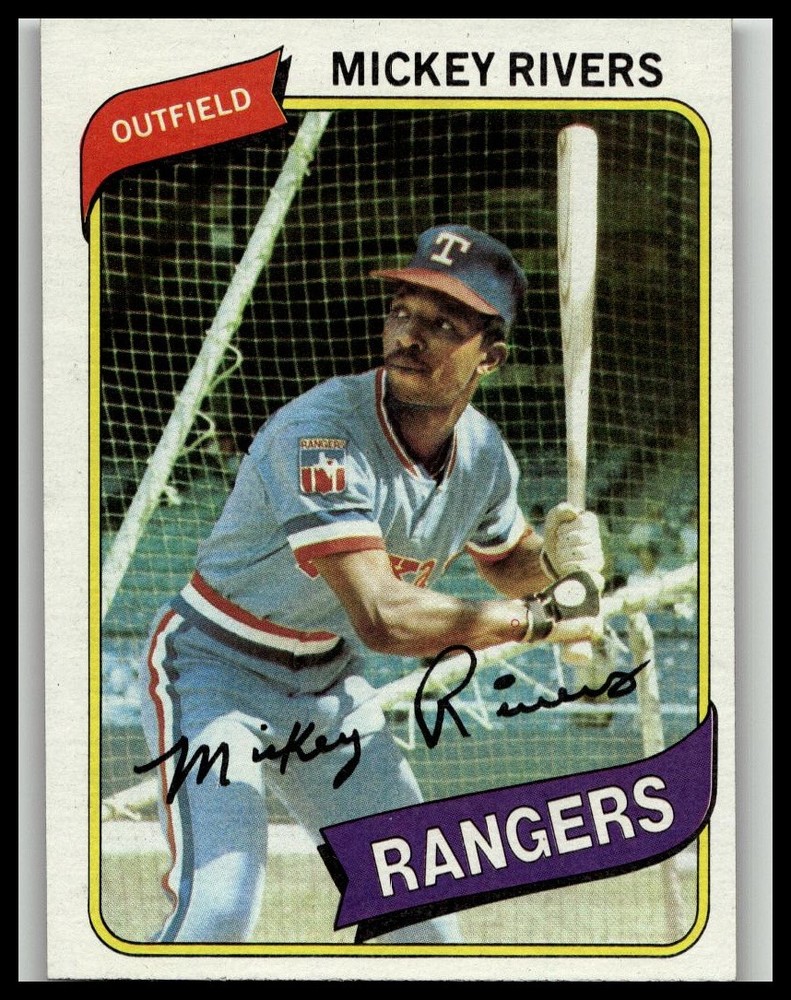 1980 Topps #485 Mickey Rivers