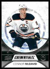 2021-22 Upper Deck Credentials #1 Connor McDavid