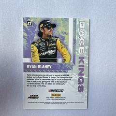 Panini 2025 Donruss NASCAR Race Kings Holo Ryan Blaney #8 Insert /199