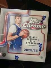 2025-26 Topps Chrome Basketball MEGA BOX Factory Sealed Blue X-Fractors FLAGG RC