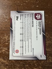 2025 Bowman University Sapphire Mario Craver Red Refractor /5 #165 Aggies RC