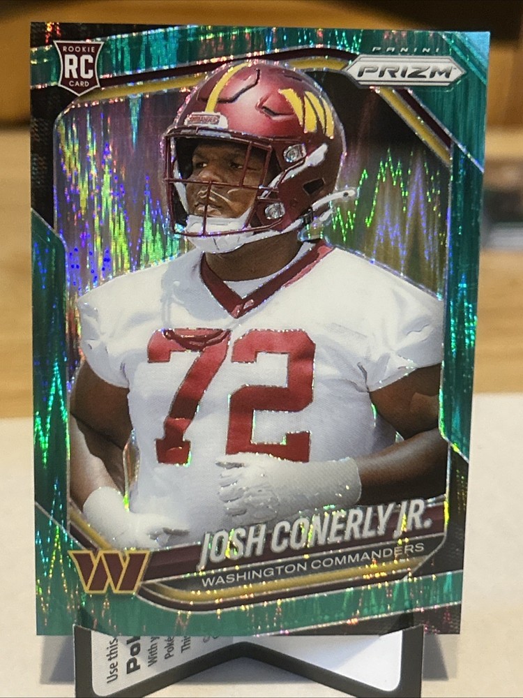 2025 Panini Prizm – Josh Conerly Jr Green Shock Fat Pack Exclusive