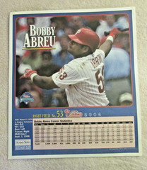 2004 Philadelphia Phillies Sunday News Team Poster Set- Jim Thome, Jimmy Rollins