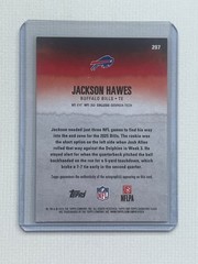 JACKSON HAWES 2025 TOPPS SIGNATURE CLASS SILVER AUTO ROOKIE CARD 161/275