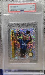 1997 Merlin Calcio D&rsquo;inizio Kick Off Ronaldo Nazario PSA 8 #061 LOW POP Brazil